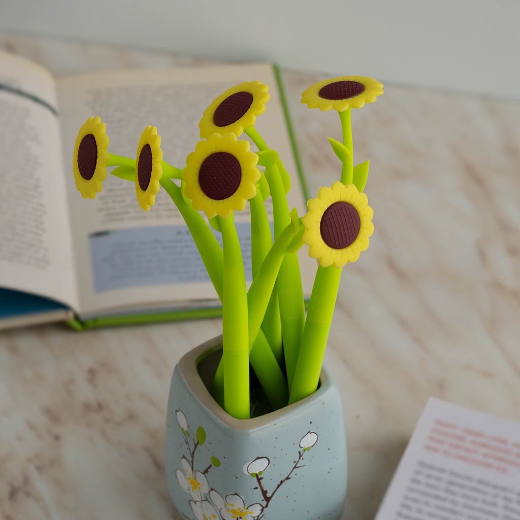 Sunflower Silicone Gel Pen