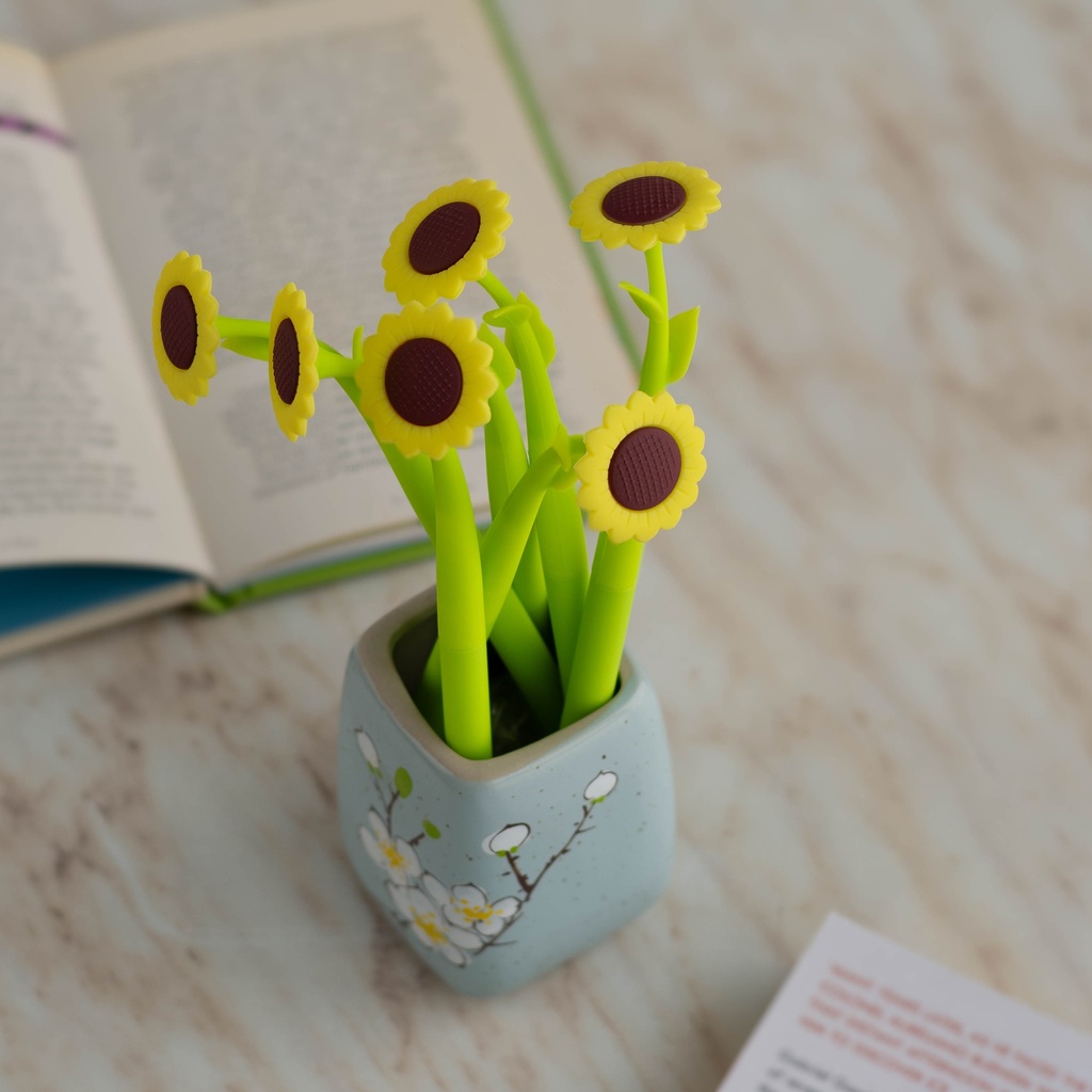 Sunflower Silicone Gel Pen