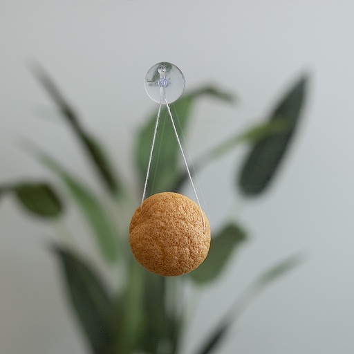 [75721] Pure Sol. Face Buff Turmeric Konjac Face Sponge